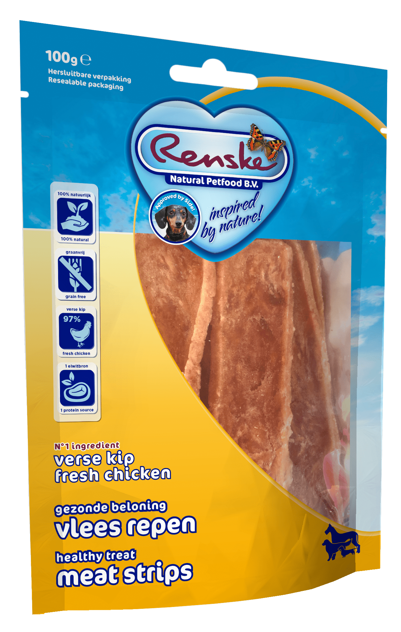 Renske Healthy Treat Meat Bars Chicken